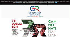 Desktop Screenshot of ginnasticariccione.it