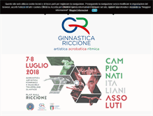 Tablet Screenshot of ginnasticariccione.it